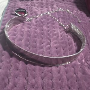 Silver Belt With Adjustable Chain.